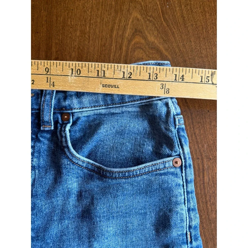 Madewell 90s Straight Jeans Womens Medium Wash High Rise Denim Size 27T